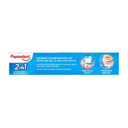 Pepsodent 2 In 1 Dual Action Toothpaste With Germ Fighting Formula - 150g image 5