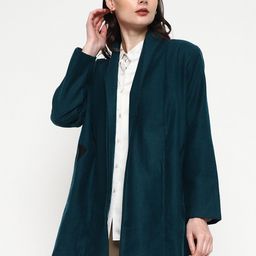 Be Indi Shawl Collar Acrylic Front-Open Overcoat-20