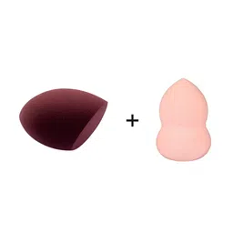 Plush World Set of 2 Beauty Blenders - Burgundy & Pink-18