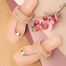 Vishudh Women Ethnic One Toe Flats-picture-28