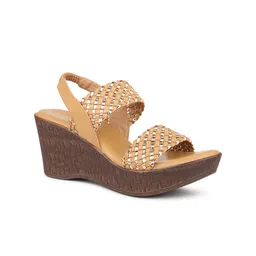 Inc 5 Woven Design Platform Heels-37