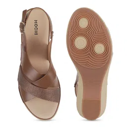 Mochi Synthetic Open Toe Block Heels image 3