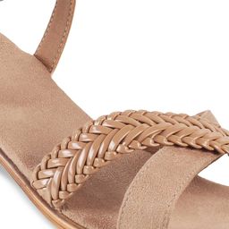Metro Textured Block Heels With Laser Cuts image 5