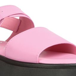 London Rag Open Toe Flatform Heels With Backstrap image 2