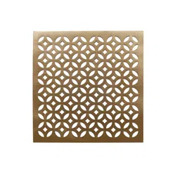 Kuber Industries Set of 6 Gold Geometric Pattern PVC Soft Leather Dining Table Mats image 2