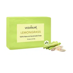 VEDANUM Set Of 3 Lemongrass Natural Handmade Soap for Acne and Scars 75gm Each-47
