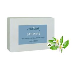 VEDANUM Set Of 3 Jasmine Natural Handmade Soap with Herbal Extracts image 3