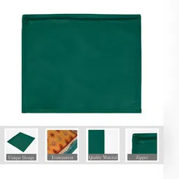 Kuber Industries Green 24 Pieces Saree Cover Organisers-22