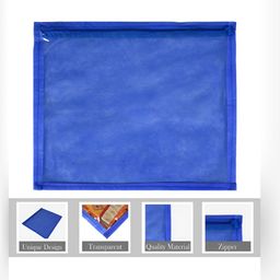 Kuber Industries Blue 24 Pieces Saree Cover Organisers-33