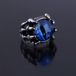 KARISHMA KREATIONS Stone-Studded Stainless Steel Finger Ring-image-1