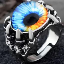KARISHMA KREATIONS Stone-Studded Stainless Steel Finger Ring-image-18