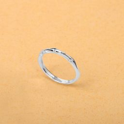 Mia by Tanishq 925 Sterling Silver Plated CZ Stone Studded Finger Ring-image-88