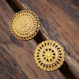 Zaveri Pearls Set Of 2 Gold-Plated Adjustable Finger Rings-33