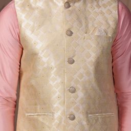 KISAH Regular Kurta With Trouser & Jacket image 2