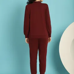 BLANC9 Self Designed Mock Collar Sweatshirt With Jogger image 5