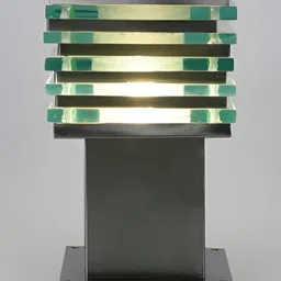 SPARK WORLD Black & White Textured Outdoor Lamps-29