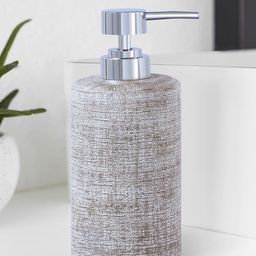 OBSESSIONS Taupe Polyresin Soap & Lotion Dispenser-21