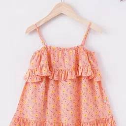 Ed-a-Mamma Girls Floral Printed Cotton Tiered Top-image-69