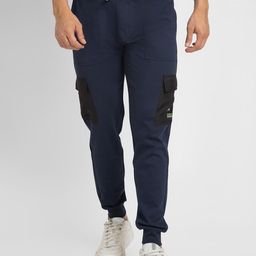SPYKAR Men Slim-Fit Cotton Joggers-image-57