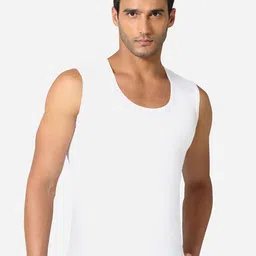 VStar Round Neck Basic Vests PUNCH CLASSIC-BS-WHITE-image-49