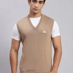 Monte Carlo V-Neck Woollen Sweater Vest-image-28