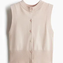 H&M Women Button-Front Sweater Vest-10