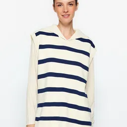 Trendyol Striped Acrylic Sweater Vest-picture-28