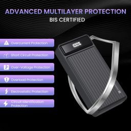 Portronics Luxcell B 20000mah Power bank with 2 output Mach USB A and Type C pd port image 5
