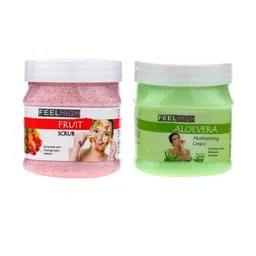 FEELHIGH Face & Body Mix Fruit Scrub Enriched with Mix Fruit Extract & Aloe Vera Cream-8