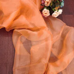 Unstitched Organza Multipurpose Running Fabric Solid-image-65