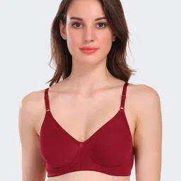 POOJA RAGENEE Non-Wired Non-Padded All Day Comfort Seamless Cotton T-Shirt Bra-image-73