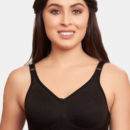 MAROON Non-Wired Non Padded Seamless Cotton T-shirt Bra With All Day Comfort-picture-12