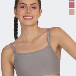 POOJA RAGENEE Pack Of 3 Full Coverage Non-Padded Cotton T-shirt Bras With All Day Comfort-picture-24