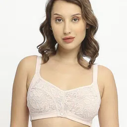 Soie Women Full Coverage Non Padded Non-Wired Lacy Bra-image-54