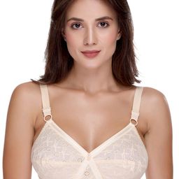 SONA Self Design Non Padded Full Coverage Everyday Bra All Day Comfort-10