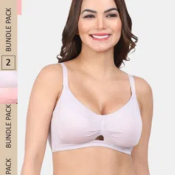 Amour Secret Pack Of 2 Lightly Padded Non-Wired All Day Comfort Bra-picture-57
