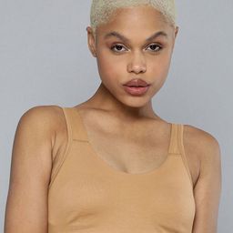 DressBerry Nude Full Coverage Seamless Anti Microbial Workout Bra-20