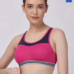 Floret Pack of 2 Full Coverage Seamless Training Sports Bra-6
