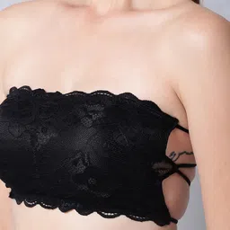 PIBU Pack Of 2 Full Coverage Non Padded Non-Wired Bandeau Bra With 360 Degree Support image 3