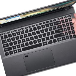 Saco Black,Silicone Keyboard Protector Cover Compatible with Acer Aspire 3 A315-59 | A315-24P | A315-510P Series 15.6 Inch Laptop Keyboard Skin-image-21