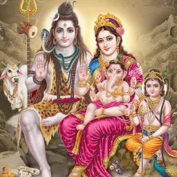 Lord Shiva Family Wall Poster | Lord Shivaji HD Poster for room decor Photographic Paper-image-44
