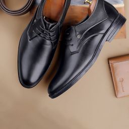 bacca bucci Men Textured Formal Derbys-image-76