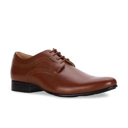 Bata Men Tan Brown Solid Formal Derbys-image-34