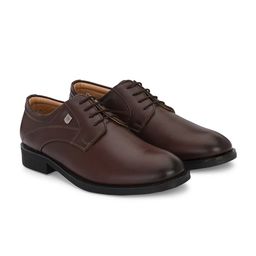 Azzaro Black Men Lightweight Padded Insole Derbys-0