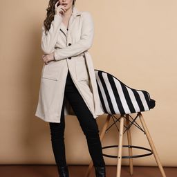 Rigo Notched Lapel Fleece Single-Breasted Overcoat-picture-19