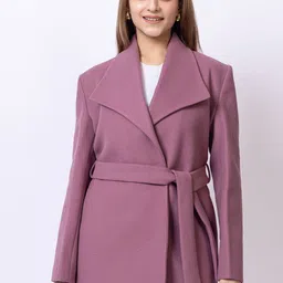 Club York Women Spread Collar Single-Breasted Overcoat-picture-26