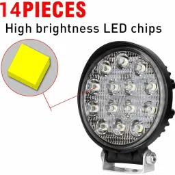 allextreme LED Fog Lamp Unit for Mahindra Universal For Car image 3