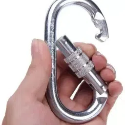 Stainless Steel Snap Hook Carabiner Screw 10mm for Ropes Locking Carabiner-image-63