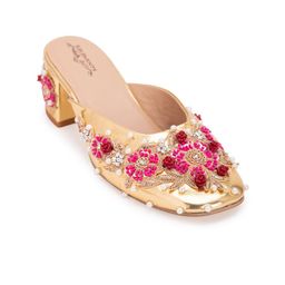 5 ELEMENTS Embellished Block Heeled Mules-23