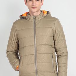 Arrow New York Hooded Puffer Jacket-image-78